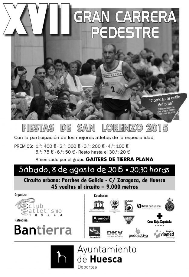 Cartel Carrera Pedestre 2015