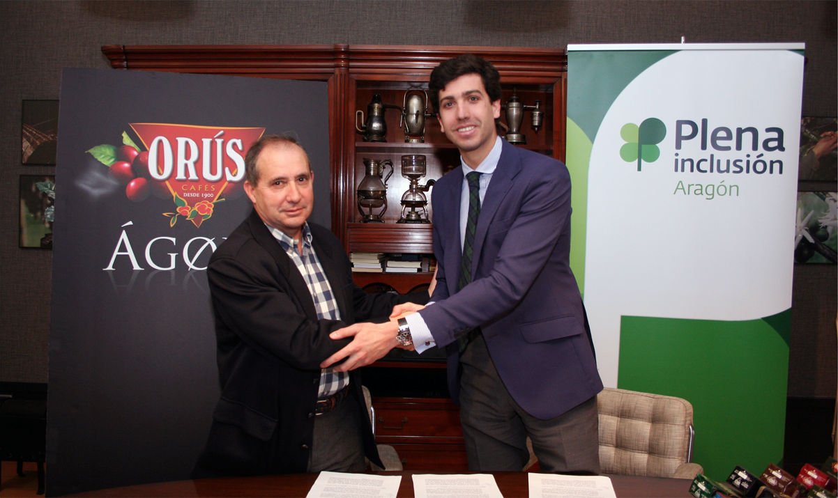 Cafés Orús y Plena Inclusión Aragón
